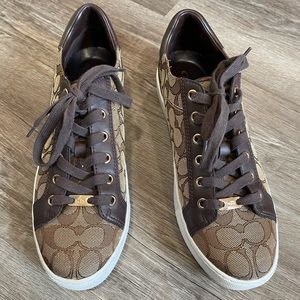 Coach Brown Logo Sneakers